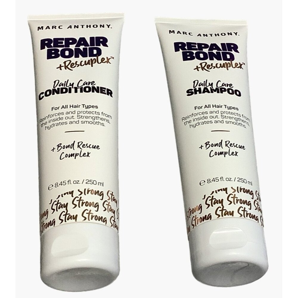 Marc Anthony Repair Bond Rescuplex Daily Care Shampoo & Conditioner Set 8.45 Oz